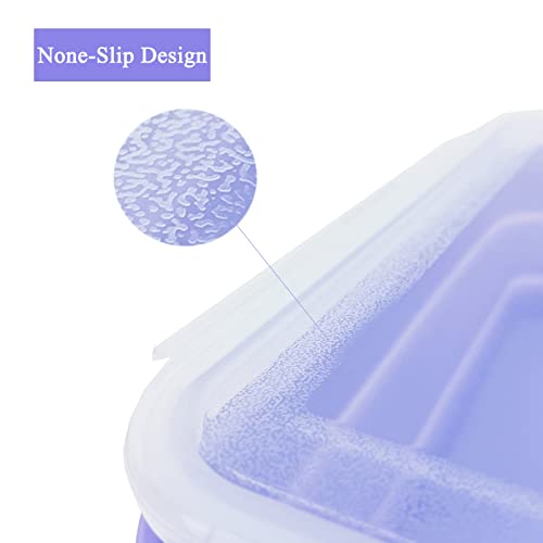 Purple Collapsible Sandwich Container