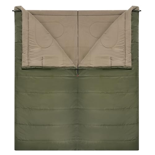 Zero Degree Sleeping Bag for Adults 100% Cotton Flannel Tall and Big