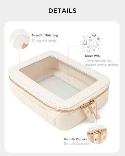 Travel Clear Makeup Bag Set