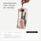 Parcel Clear Travel Kit with Zipperless Magnetic Closure