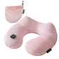 Inflatable Travel Neck & Shoulder Pillow for Airplanes&Long Trips