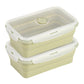 Collapsible Silicone Food Storage Containers with Airtight Lid & Vent 40oz