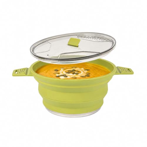 2.5L Green Silicone Collapsible Pot