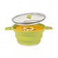 2.5L Green Silicone Collapsible Pot (20 Count)