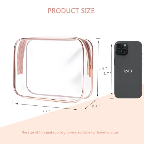 Clear Toiletry Bag (3 Count)