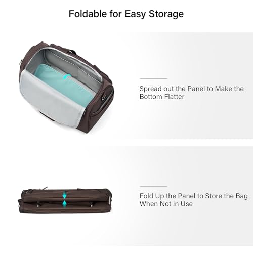 Small Underseat Carry On Luggage Bags for Travel with 10 Pockets