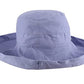 Women's Cotton Hat with Inner Drawstring and Upf 50+ Rating