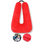 Travel Pillow Car Pillow Kid Car Sleeping Red