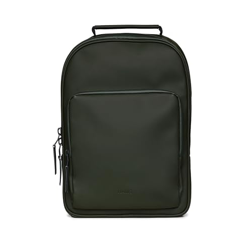Book Daypack Green Waterproof Laptop Backpack for Men and Women