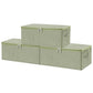 Fabric Storage Bins with Zipper Lids (3 Count)
