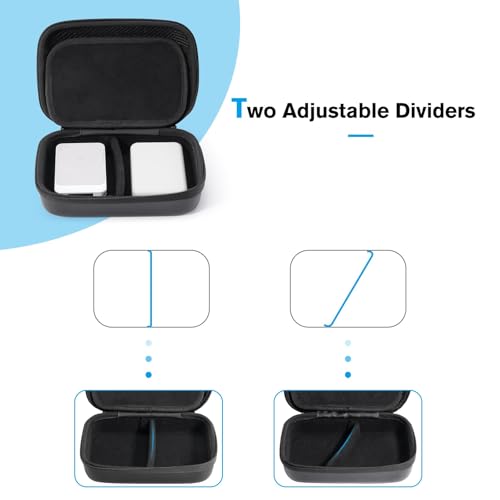 Hard Travel Electronic Organizer Case for MacBook Power Adapter Chargers Cables Power Bank Apple Magic Mouse Apple Pencil USB Flash Disk SD Card Small Portable Accessories Bag