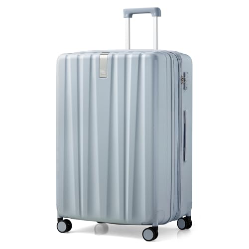29 Inch Expandable Large Checked Luggage with 8 Spinner Wheels