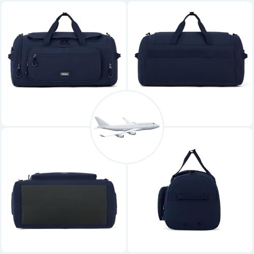 24 Inch Medium Travel Duffle Bag with Shoe Compartment