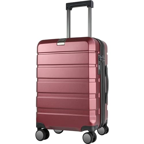 Hardside Expandable Carry On Luggage with Spinner Wheels & Built