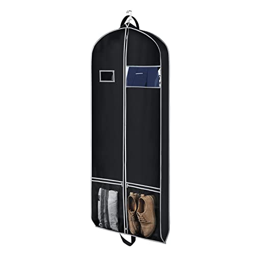 Long Dress Garment Bags for Travel Dress Suit Cover for Storage 60in