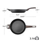 12.5in Nonstick Frying Pan Paella Pan