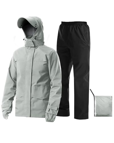 Rain Suit Waterproof Breathable Lightweight 2
