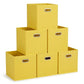 6 ct Open Fabric Cube Storage Bins
