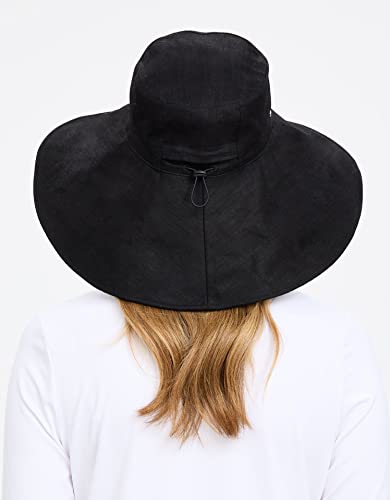 Women's Ultra Wide Cotton Linen Hat UPF 50+