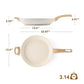 12.5in Ceramic Nonstick Frying Pan Paella Pan