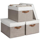 Fabric Storage Bins with Lids (3 Count)
