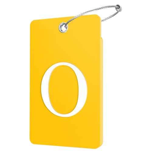 2 Pack Initial Luggage Tags for Suitcases Airplane Travel Essentials (2 Count)