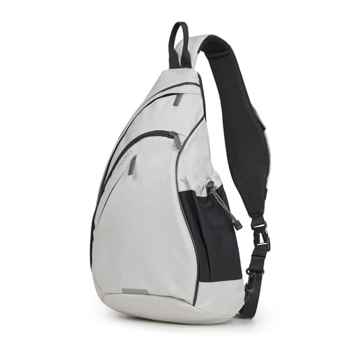 Sling Bag Men Backpack Unisex One Shoulder Bag Hiking Travel Backpack Crossbody with USB Port for Men Women Versatile Casual Daypack