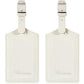 2 Pack Luggage Tags for Suitcases Airplane Travel Essentials (2 Count)