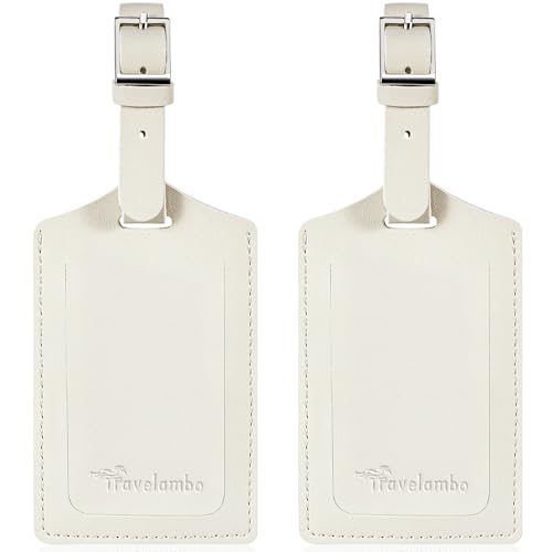2 Pack Luggage Tags for Suitcases Airplane Travel Essentials (2 Count)