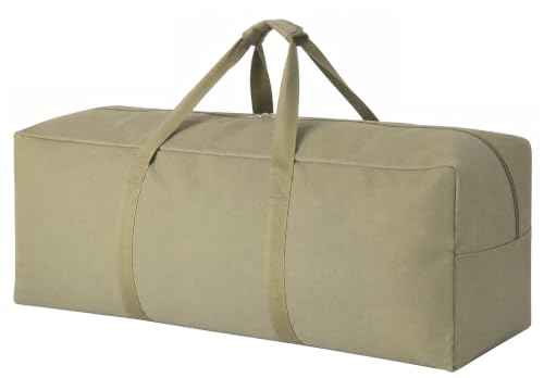 Extra Large Canvas Travel Duffle Bag Heavy Duty