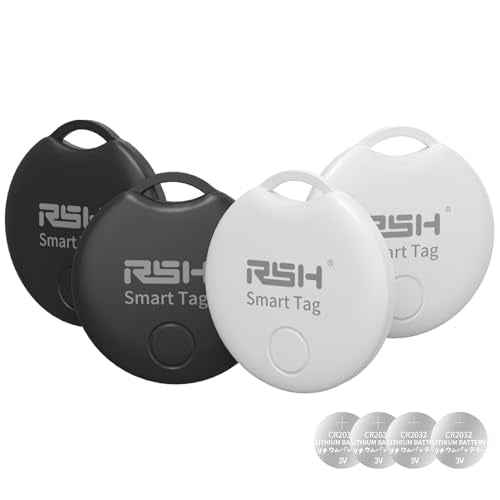Air Tracker Tag 4 Pack Luggage Tracker Smart Tag Works with Apple Find My (4 Count)