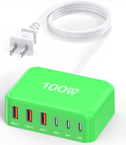 100W 6 in 1 USB Charger