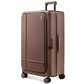 Large Checked Luggage Flat Top Opening