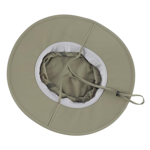 UPF 50+ Wide Brim Mens Sun Hat Womens Beach Bucket Hat Summer Outdoor Fishing Hat UV Sun Protection Cap for Gardening Hiking Golf Light Green