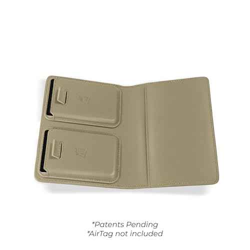 Passport Wallet with AirTag Holder