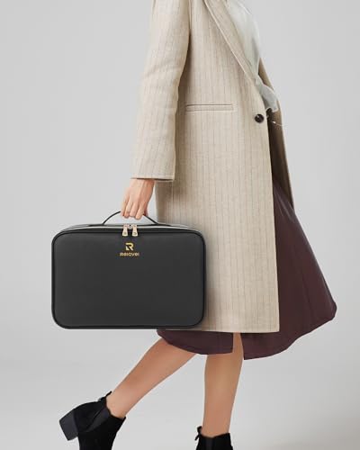 Makeup Train Case With LED Mirror