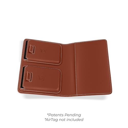 Passport Wallet with AirTag Holder
