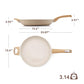 12.5inch Ceramic Nonstick Frying Pan Paella Pan Skillet