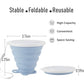 Silicone Collapsible Travel Cup (4 Count)