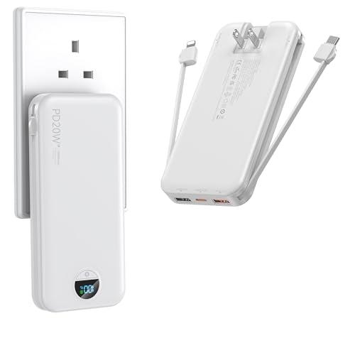 Portable Charger Power Bank 10000mAh PD20W w