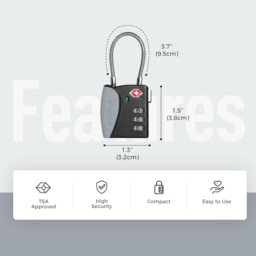 TSA Approved Travel Luggage Locks