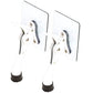 Door Stopper with Adhesive Bracket Stickers