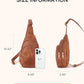 Crossbody Bags for Women Leather Sling Bag for Woman Travel Brown