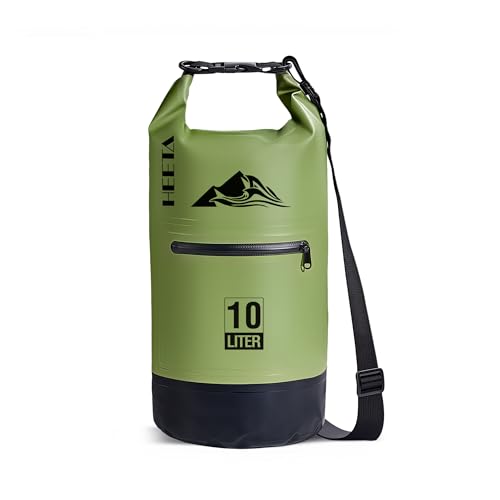 Waterproof Dry Bag Backpack with Zippered Pocket