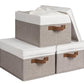Fabric Storage Bins with Lids (3 Count)
