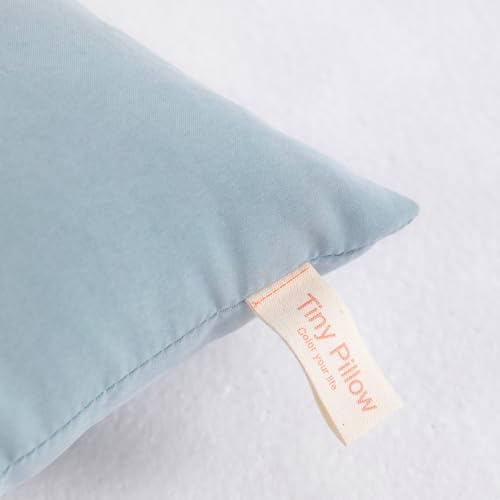 Tiny Pillows Down Alternative 7"x11" Microfiber Mini Pillow for Travel (2 Count)