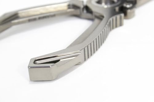 danco Premio Titanium Fishing Plier with Cobalt Cutters and Leather Sheath