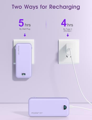 Portable Charger 10000mAh PD20W w