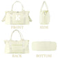 Initial Travel Duffel Bag Sports Gym Bag for Kids Teen Birthday Gifts