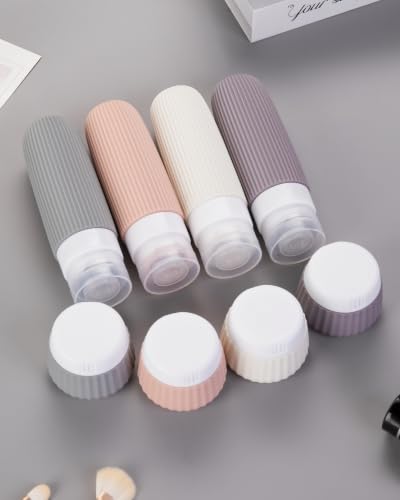 Travel Bottles for Toiletries 8 Pack (8 Count)